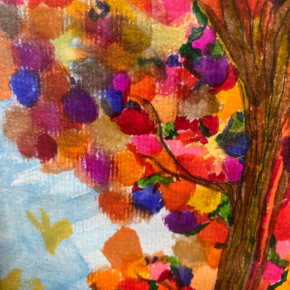 Kreativekristen original watercolor , the colors of fall , HP 25x4 - Picture 4 of 8